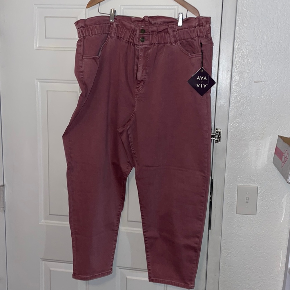 Ruffle Top Soft Jeans